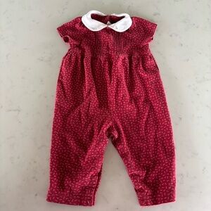 Vintage Gymboree Floral One Piece Jumper‎ Size 12-18 mo